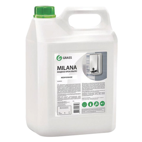 Мыло-крем жидкое 5 л GRASS MILANA "Жемчужное", 126205