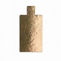 Pasticciere.Подложка золото с держателем прямоугольник 90*55 мм (Толщина 0,8 мм)*100 шт/упак