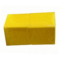 Салфетки бумажные БигПак 24х24 жёлтые 1-сл. 400 шт. 